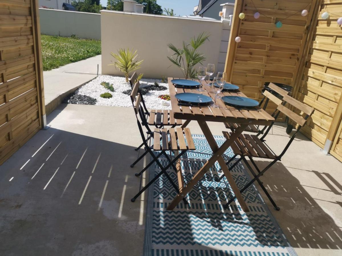 Les Pommiers Duplex Cosy Tout Confort Dans Maison Neuve Avec Terrasse Entree Independante 5 Mn De Bayeux Et 10 Mn Plage Du Debarquement Sommervieu Buitenkant foto
